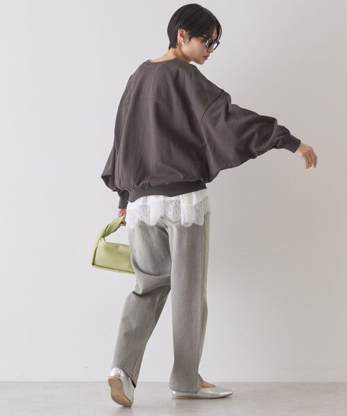 AMERICAN HOLIC（アメリカンホリック）の「カレッジロゴドルマンスウェット（スウェット・レディース・グレー系その他/アイボリー/チャコールグレー・M/L）」の17枚目の写真