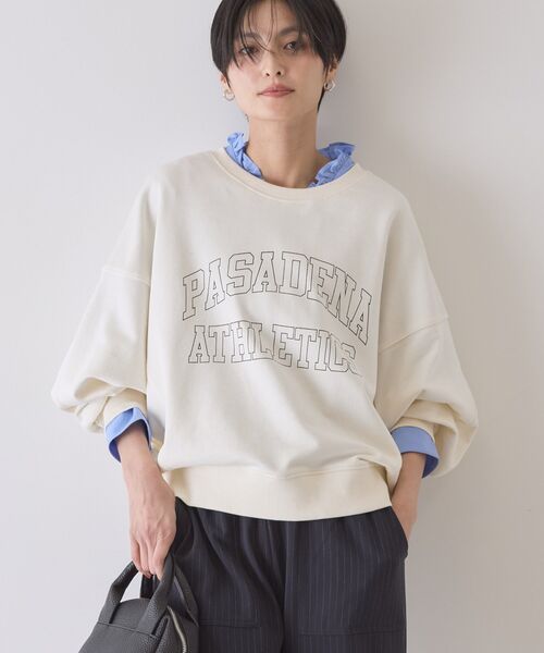 AMERICAN HOLIC（アメリカンホリック）の「カレッジロゴドルマンスウェット（スウェット・レディース・グレー系その他/アイボリー/チャコールグレー・M/L）」の18枚目の写真