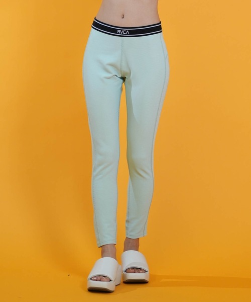 RVCA(ルーカ)の「RVCA/ルーカ フィットネス レギンス WEST JQ REGGINGS BG043872 UT(その他パンツ・レディース・ミント/カーキブラウン/ブラック・S/M)」の1枚目の写真