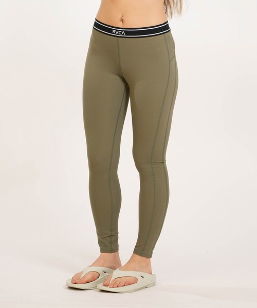 RVCA(ルーカ)の「RVCA/ルーカ フィットネス レギンス WEST JQ REGGINGS BG043872 UT(その他パンツ・レディース・ミント/カーキブラウン/ブラック・S/M)」の3枚目の写真