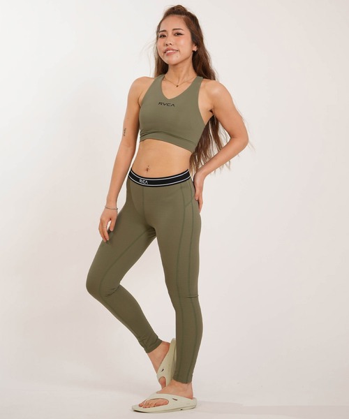 RVCA(ルーカ)の「RVCA/ルーカ フィットネス レギンス WEST JQ REGGINGS BG043872 UT(その他パンツ・レディース・ミント/カーキブラウン/ブラック・S/M)」の15枚目の写真