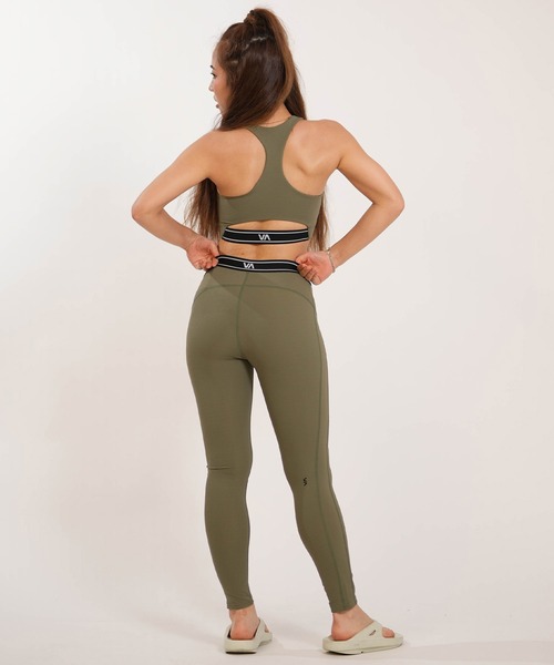 RVCA(ルーカ)の「RVCA/ルーカ フィットネス レギンス WEST JQ REGGINGS BG043872 UT(その他パンツ・レディース・ミント/カーキブラウン/ブラック・S/M)」の16枚目の写真