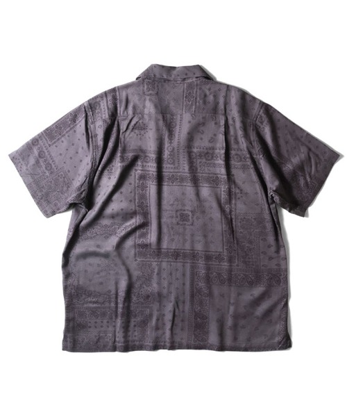 HOUSTON(ヒューストン)の「【26SS新色追加】HOUSTON ヒューストン BANDANA ALOHA SHIRT バンダナ アロハシャツ / 開襟シャツ(シャツ/ブラウス・メンズ・イエローゴールド/ネイビー/ブラック/ナチュラル/ミント/チャコール・M/XXL/XL/L)」の15枚目の写真