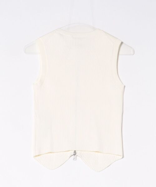 ALLSAINTS(オールセインツ)の「CRUZ ZIP SLIM FIT WAISTCOAT | CRUZ ジップ スリム フィット ウエストコート(ベスト・レディース・ホワイト・XS)」の6枚目の写真