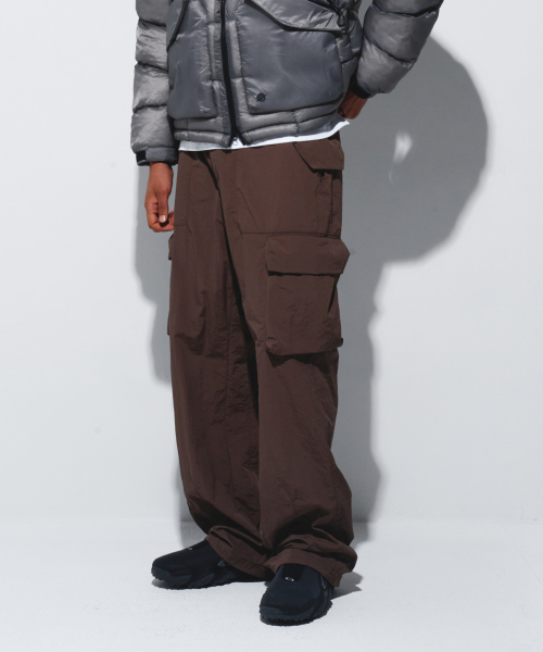 KALAPATTHAR(カラパタール)の「UTILITY NYLON RIPSTOP SEMI-WIDE PANTS - BROWN(その他パンツ・メンズ・その他・MEDIUM/LARGE/X-LARGE)」の3枚目の写真