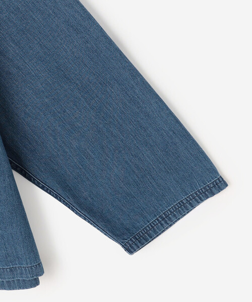 SEDAN ALL-PURPOSE（セダンオールパーパス）の「SEDAN ALL-PURPOSE | ライトデニム カンフーシャツ MEN（シャツ/ブラウス・メンズ・ダークインディゴブルー・M/L/XL）」の15枚目の写真