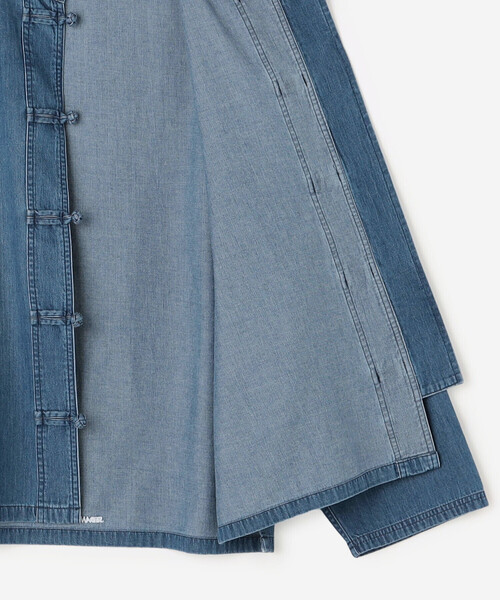 SEDAN ALL-PURPOSE（セダンオールパーパス）の「SEDAN ALL-PURPOSE | ライトデニム カンフーシャツ MEN（シャツ/ブラウス・メンズ・ダークインディゴブルー・M/L/XL）」の13枚目の写真