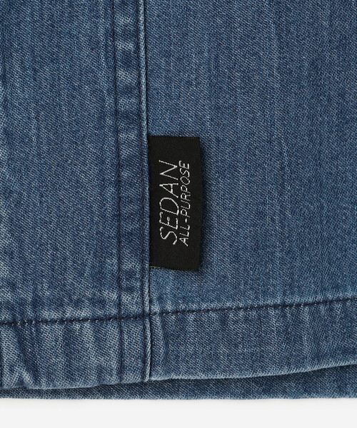 SEDAN ALL-PURPOSE（セダンオールパーパス）の「SEDAN ALL-PURPOSE | ライトデニム カンフーシャツ MEN（シャツ/ブラウス・メンズ・ダークインディゴブルー・M/L/XL）」の11枚目の写真