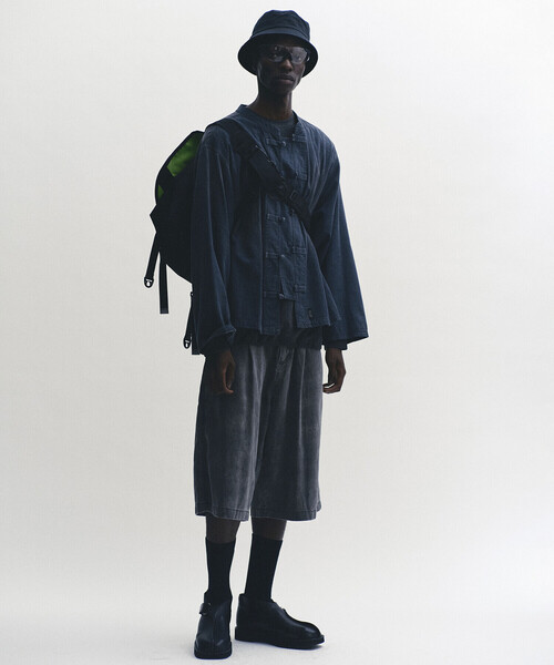 SEDAN ALL-PURPOSE（セダンオールパーパス）の「SEDAN ALL-PURPOSE | ライトデニム カンフーシャツ MEN（シャツ/ブラウス・メンズ・ダークインディゴブルー・M/L/XL）」の3枚目の写真