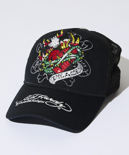 限定展開 Ed Hardy/エドハーディ ED HARDY R- STONE CAP（キャップ