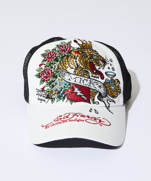 限定展開 Ed Hardy/エドハーディ ED HARDY R- STONE CAP（キャップ