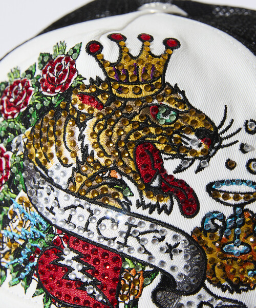 限定展開 Ed Hardy/エドハーディ ED HARDY R- STONE CAP（キャップ