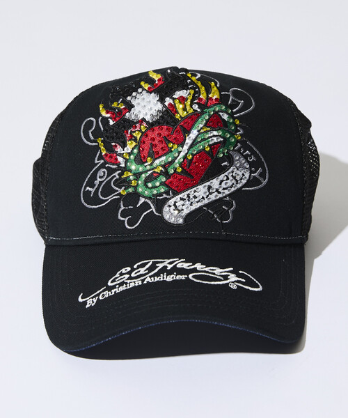 限定展開 Ed Hardy/エドハーディ ED HARDY R- STONE CAP（キャップ