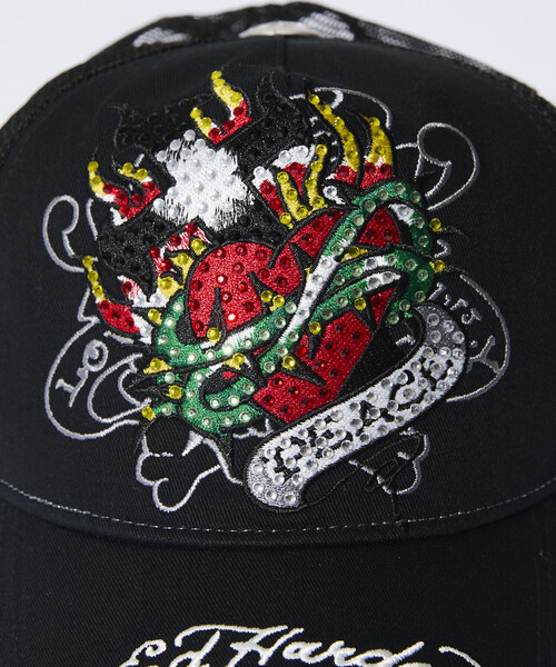 限定展開 Ed Hardy/エドハーディ ED HARDY R- STONE CAP（キャップ