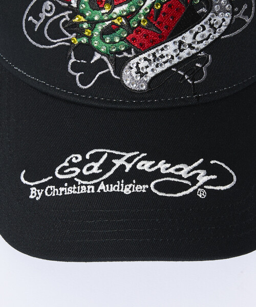 限定展開 Ed Hardy/エドハーディ ED HARDY R- STONE CAP（キャップ