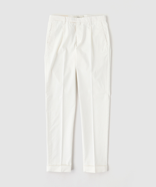 BRIGLIA 1949(ブリリア)の「BRIGLIA(ブリリア) GarmentDye Cotton 1P Trousers(スラックス・メンズ・キャメル/ホワイト/カーキ・50/48/46/44)」の1枚目の写真