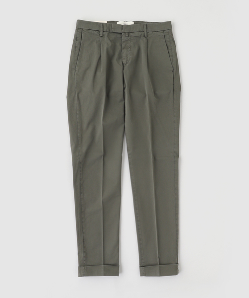 BRIGLIA 1949(ブリリア)の「BRIGLIA(ブリリア) GarmentDye Cotton 1P Trousers(スラックス・メンズ・キャメル/ホワイト/カーキ・50/48/46/44)」の2枚目の写真