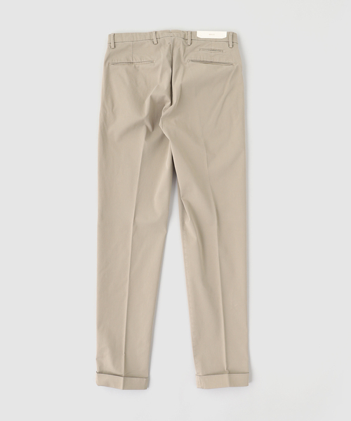 BRIGLIA 1949(ブリリア)の「BRIGLIA(ブリリア) GarmentDye Cotton 1P Trousers(スラックス・メンズ・キャメル/ホワイト/カーキ・50/48/46/44)」の4枚目の写真