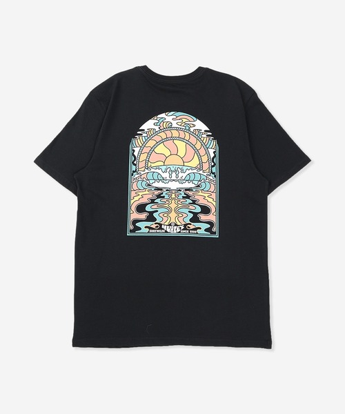 Hurley (ハーレー)の「【Hurley:ハーレー】バックプリントコットンTシャツ GRATEFUL SUN SS(Tシャツ/カットソー・メンズ・ブラック・MEDIUM/LARGE/X-LARGE/SMALL)」の1枚目の写真