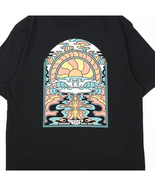 Hurley (ハーレー)の「【Hurley:ハーレー】バックプリントコットンTシャツ GRATEFUL SUN SS(Tシャツ/カットソー・メンズ・ブラック・MEDIUM/LARGE/X-LARGE/SMALL)」の4枚目の写真