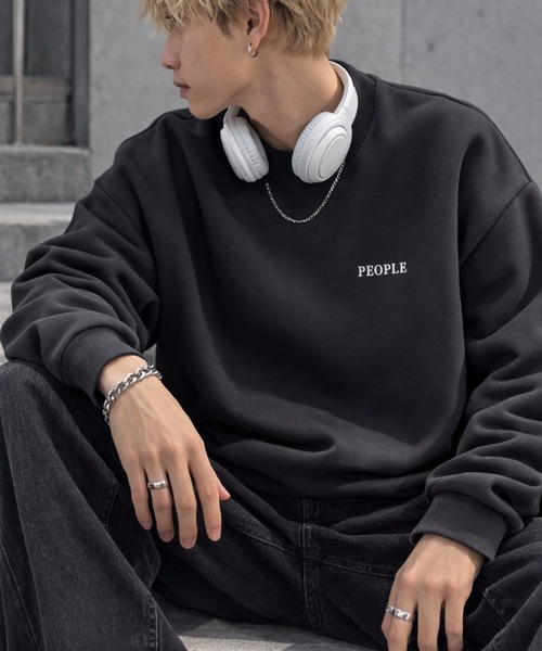 almo(アルモ)の「【Bls】 【ZM】【Bling Leads】バッグプリント スウェットトレーナー(BL)(スウェット・メンズ・ホワイト/パープル・FREE)」の5枚目の写真