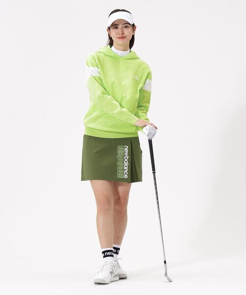 New Balance Golf(ニューバランスゴルフ)の「【new balance golf】ゼブラ柄 ニット プルオーバー フーディー (WOMENS)(パーカー・レディース・ブラック/ホワイト/イエロー・MEDIUM/LARGE/SMALL)」の10枚目の写真