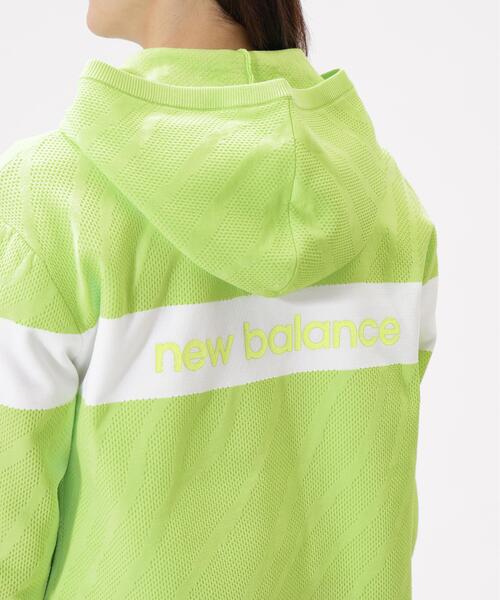 New Balance Golf(ニューバランスゴルフ)の「【new balance golf】ゼブラ柄 ニット プルオーバー フーディー (WOMENS)(パーカー・レディース・ブラック/ホワイト/イエロー・MEDIUM/LARGE/SMALL)」の7枚目の写真