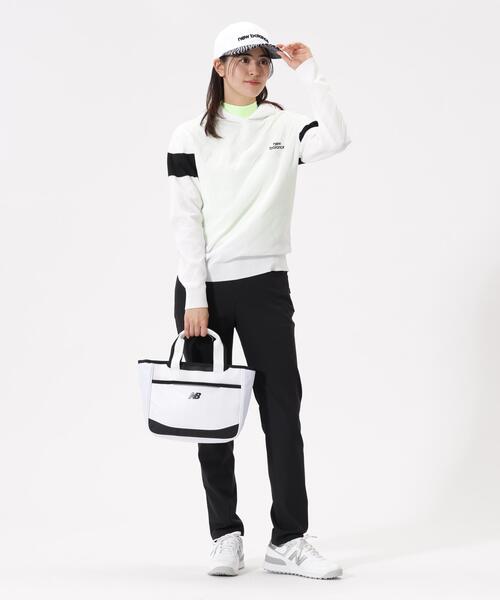 New Balance Golf(ニューバランスゴルフ)の「【new balance golf】ゼブラ柄 ニット プルオーバー フーディー (WOMENS)(パーカー・レディース・ブラック/ホワイト/イエロー・MEDIUM/LARGE/SMALL)」の21枚目の写真