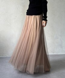 【WEB限定】チュールフレアスカート