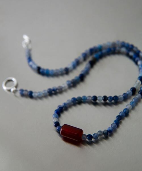 SMELLY(スメリー)の「SMELLY so’ blueaventurine necklace(ネックレス・レディース・ブルー系その他・-)」の1枚目の写真