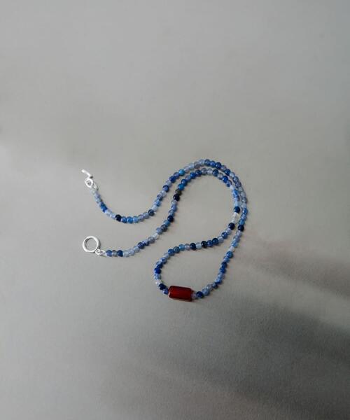 SMELLY(スメリー)の「SMELLY so’ blueaventurine necklace(ネックレス・レディース・ブルー系その他・-)」の2枚目の写真