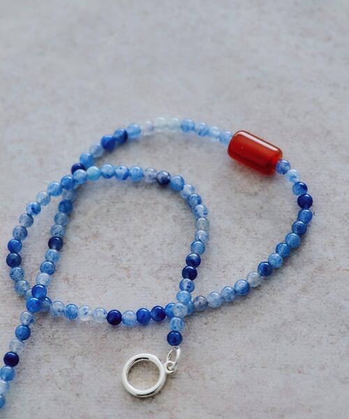 SMELLY(スメリー)の「SMELLY so’ blueaventurine necklace(ネックレス・レディース・ブルー系その他・-)」の6枚目の写真