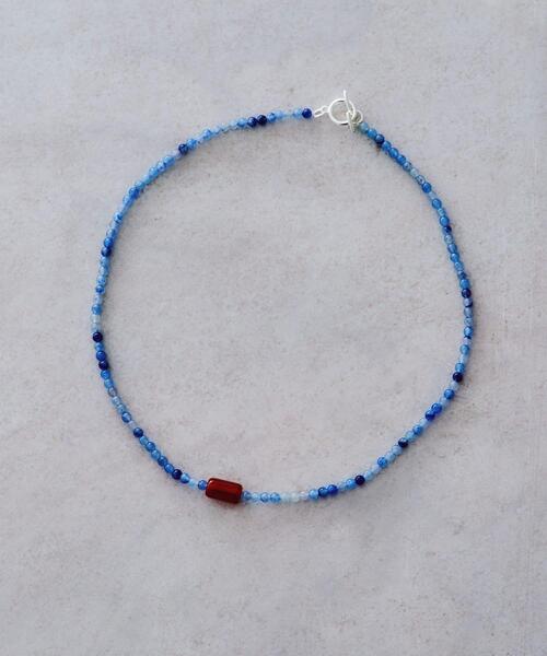 SMELLY(スメリー)の「SMELLY so’ blueaventurine necklace(ネックレス・レディース・ブルー系その他・-)」の7枚目の写真