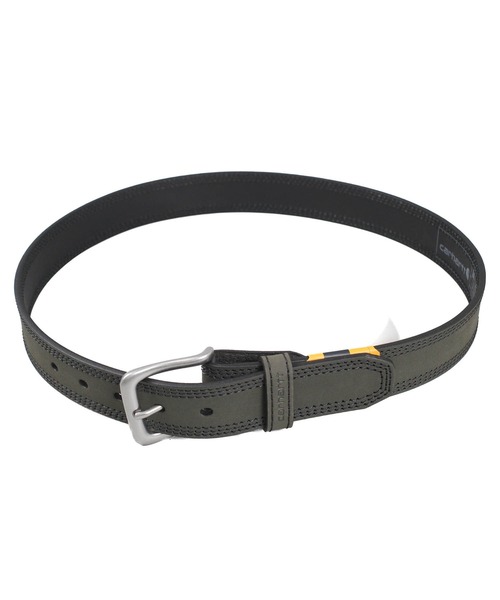 Carhartt(カーハート)の「【UT207】【Carhartt/カーハート】LEATHER TRIPLE STITCH BELT(ベルト・メンズ・ブラウン/ブラック・36inch/34inch)」の3枚目の写真