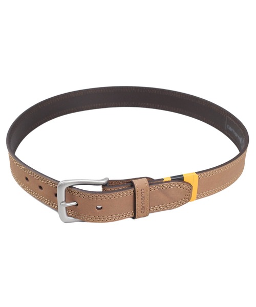 Carhartt(カーハート)の「【UT207】【Carhartt/カーハート】LEATHER TRIPLE STITCH BELT(ベルト・メンズ・ブラウン/ブラック・36inch/34inch)」の8枚目の写真