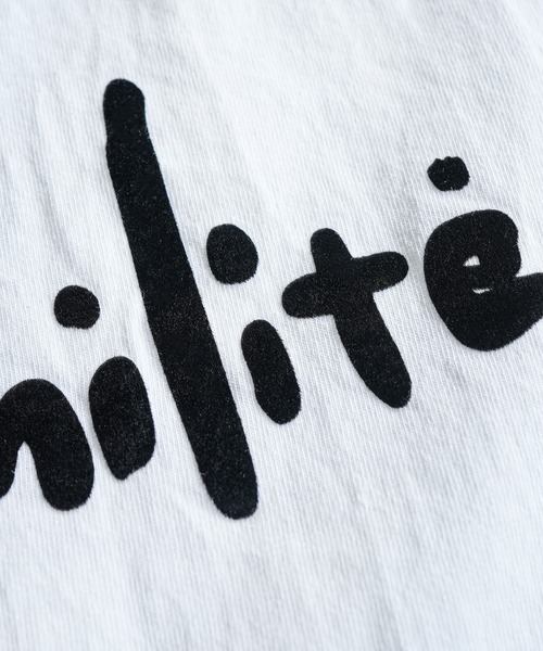 SOLAMONAT（ソラモナ）の「パフ天竺 裾ヒモ五分袖プルオーバー プリント Humilite（Tシャツ/カットソー・レディース・杢グレー/ホワイト×グレー/ホワイト×ブラック/ブラック/キナリ・FREE）」の22枚目の写真