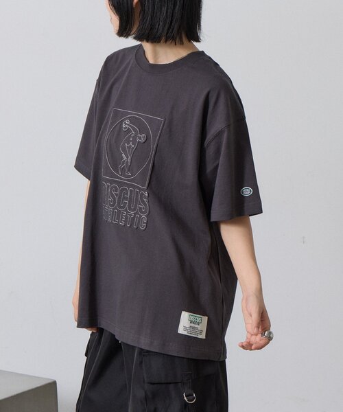 goocy(グーシー)の「【DISCUS】アップリケ刺繍半袖T(Tシャツ/カットソー・レディース・ネイビー/ホワイト/ブラック・FREE)」の13枚目の写真