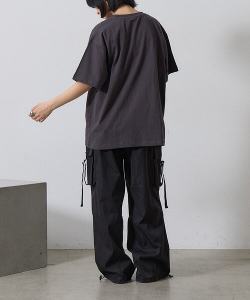 goocy(グーシー)の「【DISCUS】アップリケ刺繍半袖T(Tシャツ/カットソー・レディース・ネイビー/ホワイト/ブラック・FREE)」の15枚目の写真