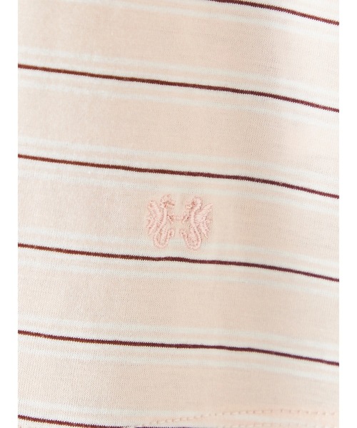 McGREGOR（マックレガー）の「ボーダースキッパープルオーバー（Tシャツ/カットソー・レディース・スモークピンク/ミント・M/L）」の9枚目の写真