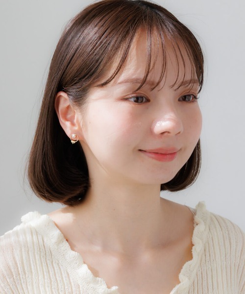 flower(フラワー)の「プチハートフープピアス(ピアス(片耳用)・レディース・ゴールド・FREE)」の8枚目の写真