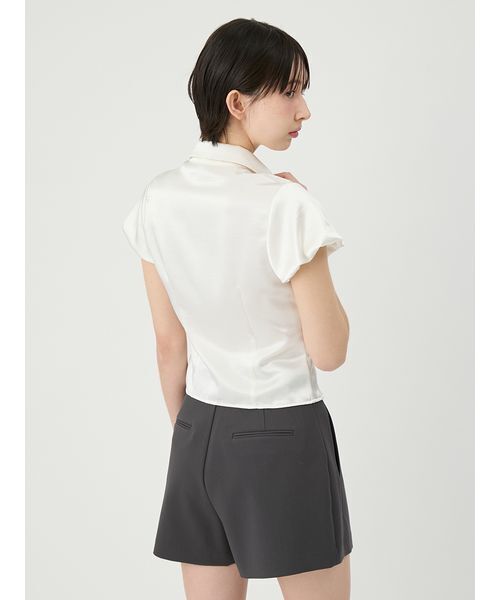 LILY BROWN（リリーブラウン）の「ベルト付きタックショートパンツ（その他パンツ・レディース・チャコールグレー/マルチ/ベージュ・0/1）」の14枚目の写真