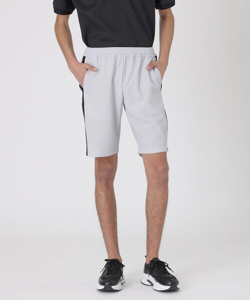 BLACK LABEL CRESTBRIDGE(ブラックレーベル・クレストブリッジ)の「【BLACK lab.】ブリーズメッシュトラックショーツ(その他パンツ・メンズ・ブラック/ライトグレー・L/M/S/XL)」の2枚目の写真