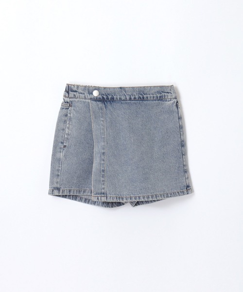 coca（coca）（コカ）の「キッズ　デニムラップスカパン（デニムパンツ・キッズ・ブラック/ライトブルー/ブルー・120/130/140/150）」の19枚目の写真