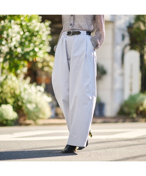 COMMON+HAUS(コモンハウス)の「パラシュートパンツ(その他パンツ・レディース・カーキオリーブ/ブルーグレー・S/M/L)」の5枚目の写真