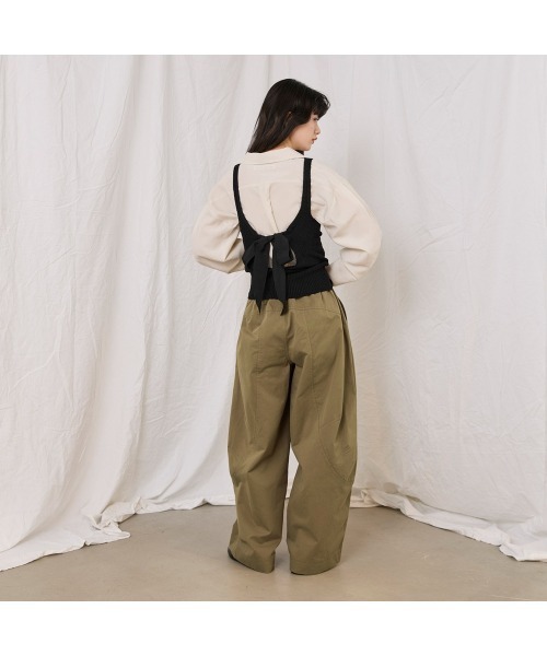 COMMON+HAUS(コモンハウス)の「パラシュートパンツ(その他パンツ・レディース・カーキオリーブ/ブルーグレー・S/M/L)」の8枚目の写真