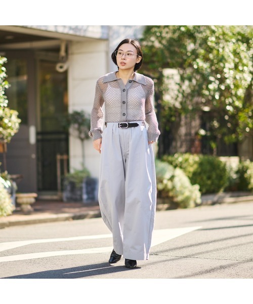 COMMON+HAUS(コモンハウス)の「パラシュートパンツ(その他パンツ・レディース・カーキオリーブ/ブルーグレー・S/M/L)」の9枚目の写真