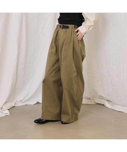 COMMON+HAUS(コモンハウス)の「パラシュートパンツ(その他パンツ・レディース・カーキオリーブ/ブルーグレー・S/M/L)」の15枚目の写真