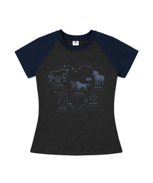 ループハートユニコーン レグランスリムフィット 半袖Tシャツ