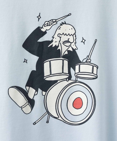 Ben Sherman(ベンシャーマン)の「ドラマーターゲットTシャツ(Tシャツ/カットソー・メンズ・ライトブルー・LARGE/MEDIUM)」の8枚目の写真
