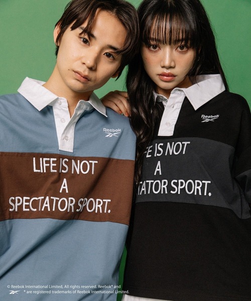 セール】【ALAND別注】Reebok／ラガーシャツ（シャツ/ブラウス